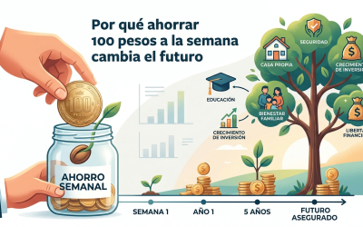 Por qué ahorrar 100 pesos a la semana cambia el futuro